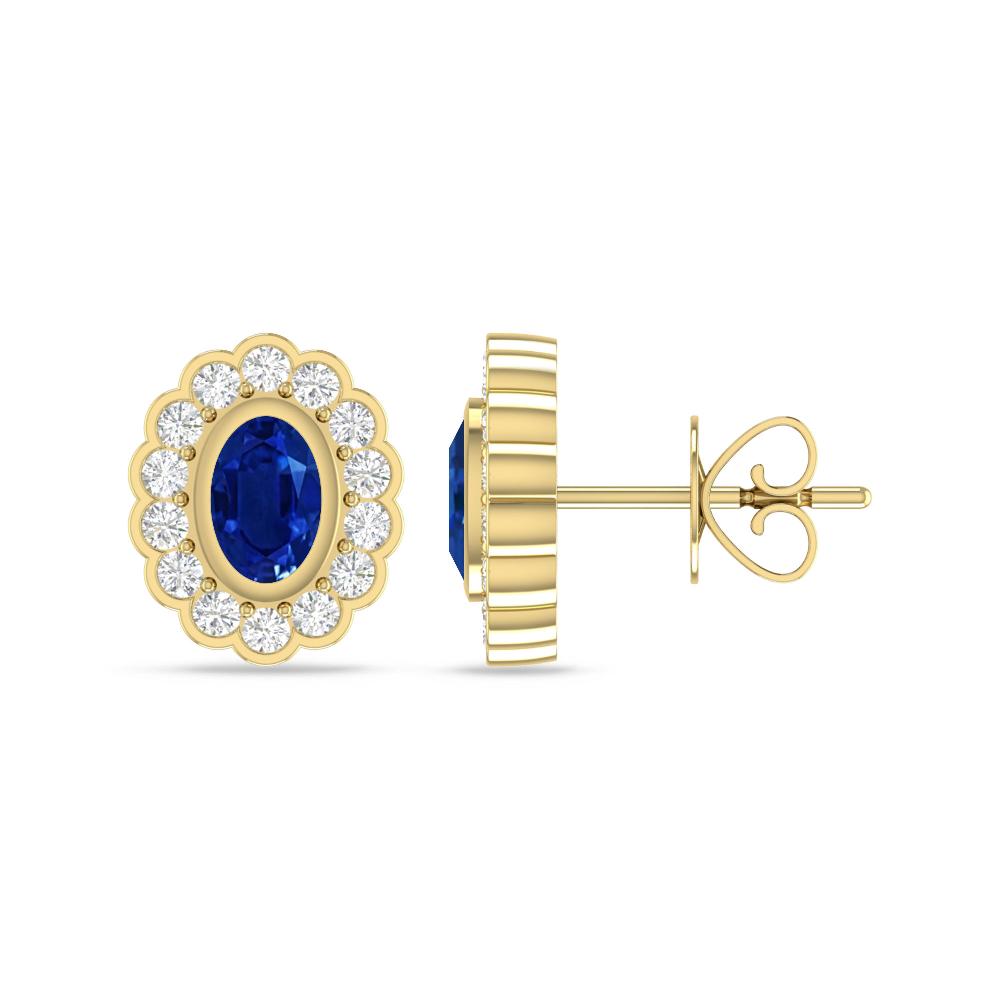 Yellow Gold - Sapphire